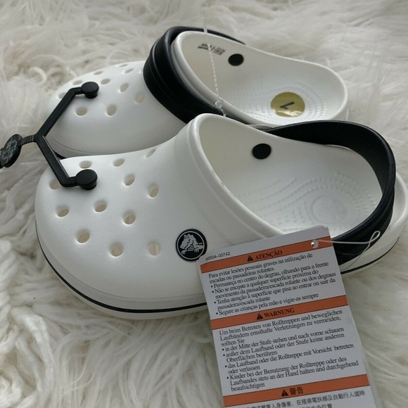 crocs crocband white